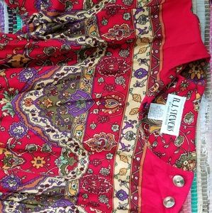 Vintage floral maxi dress